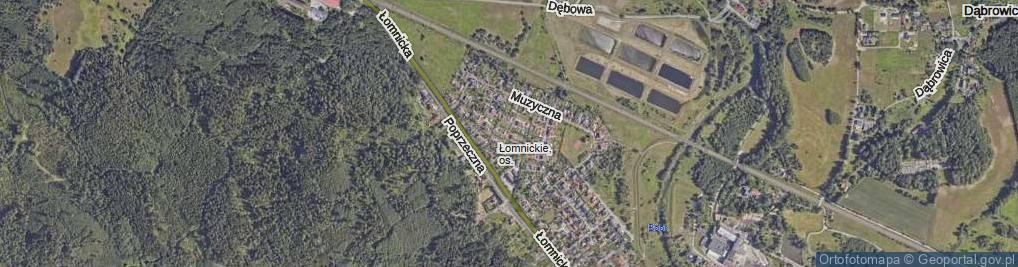 Zdjęcie satelitarne Blacharska ul.